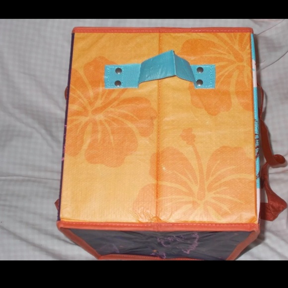 NWT rare Trader Joes collapsable tote bag grocery store shopping - Picture 4 of 5